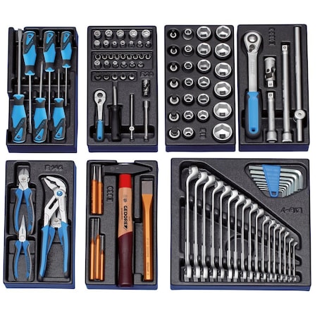 Gedore Module Assortment, Small, 104 pcs. S 1500 ES-01